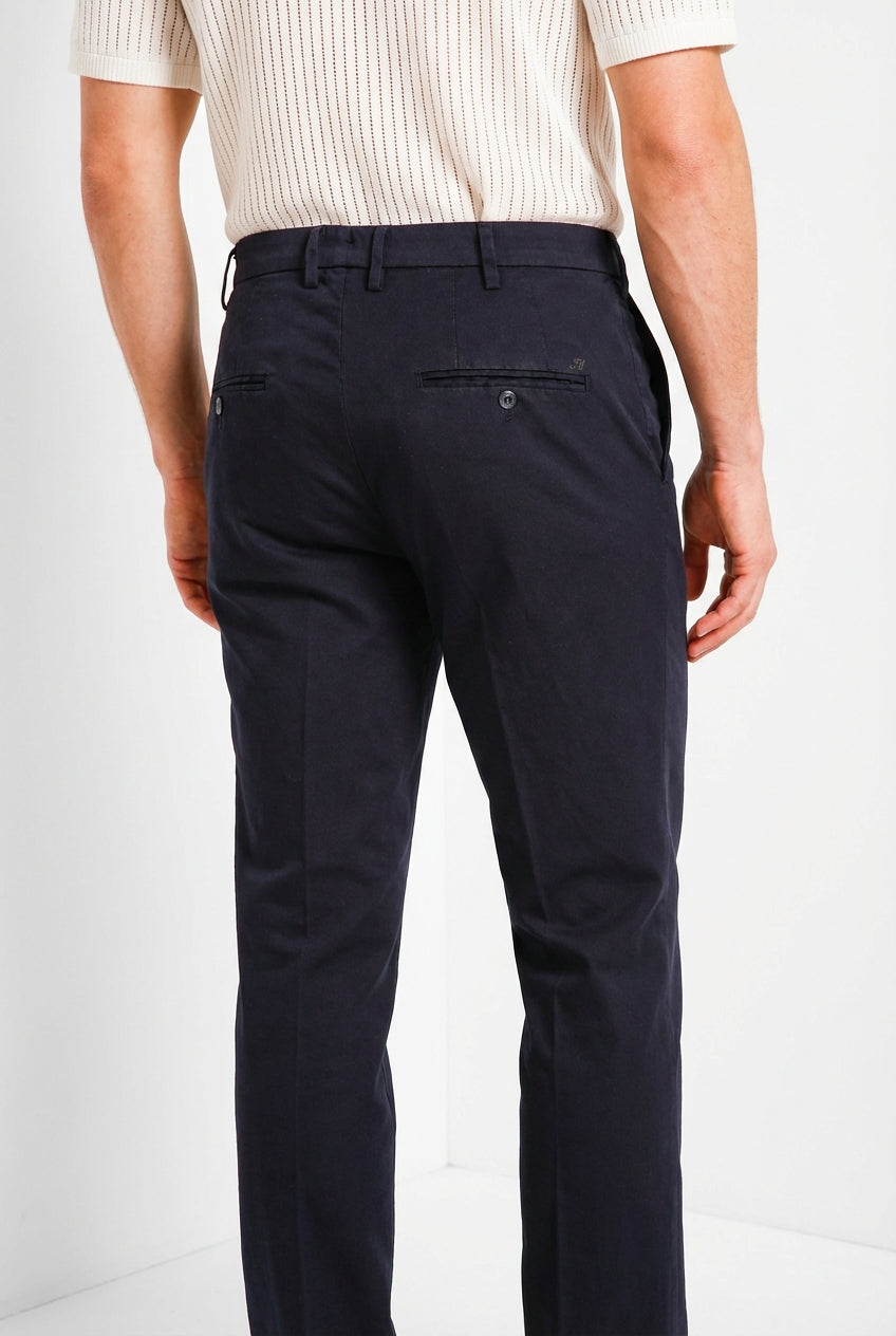 New York men's chino pants in stretch gabardine regular fit ①