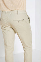 New York pantalon chino homme en gabardine stretch regular fit ①