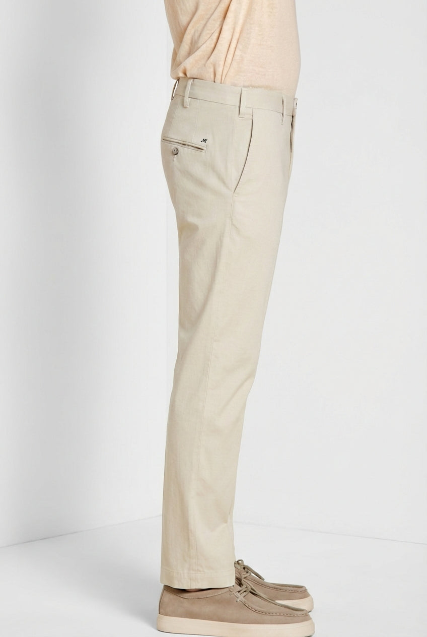 New York pantalon chino homme en gabardine stretch regular fit ①