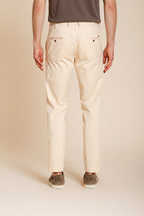 New York pantalon chino homme en gabardine stretch regular fit ①