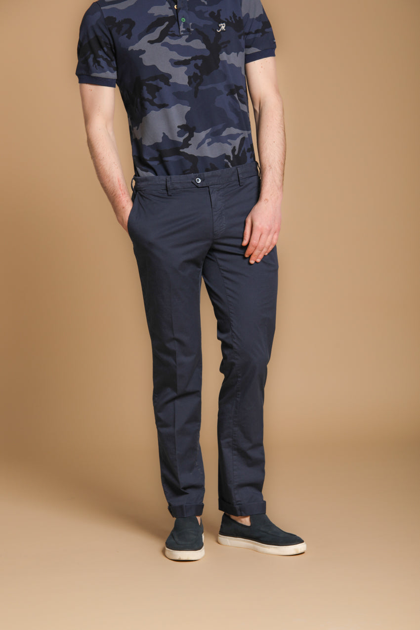 New York Sartoriale pantalon chino homme sartorial en coton pima regular fit 