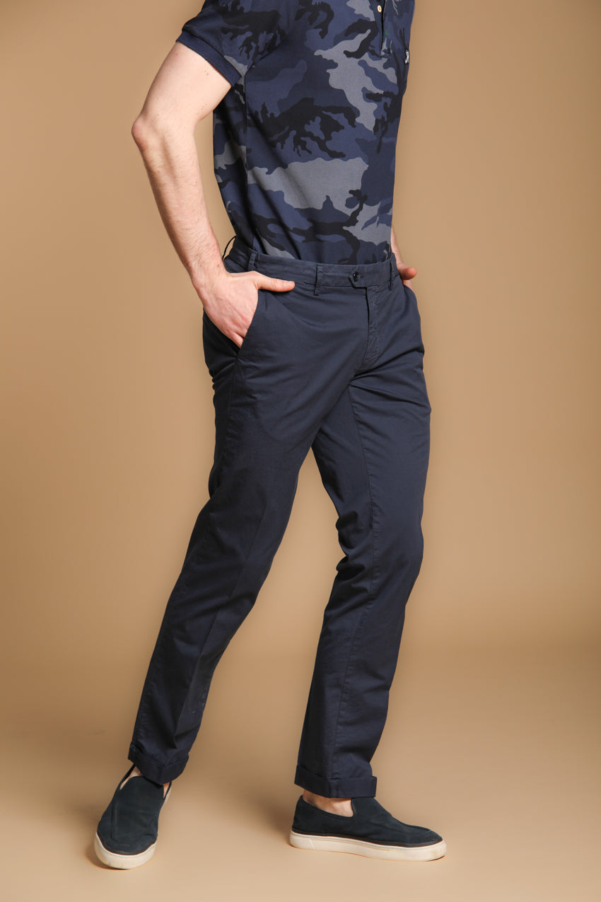 New York Sartoriale pantalon chino homme sartorial en coton pima regular fit 