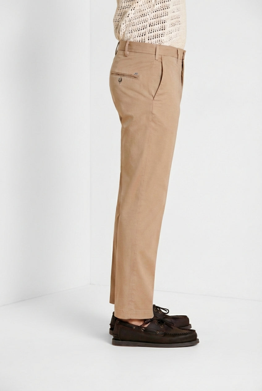 New York men's chino pants in stretch gabardine regular fit ①
