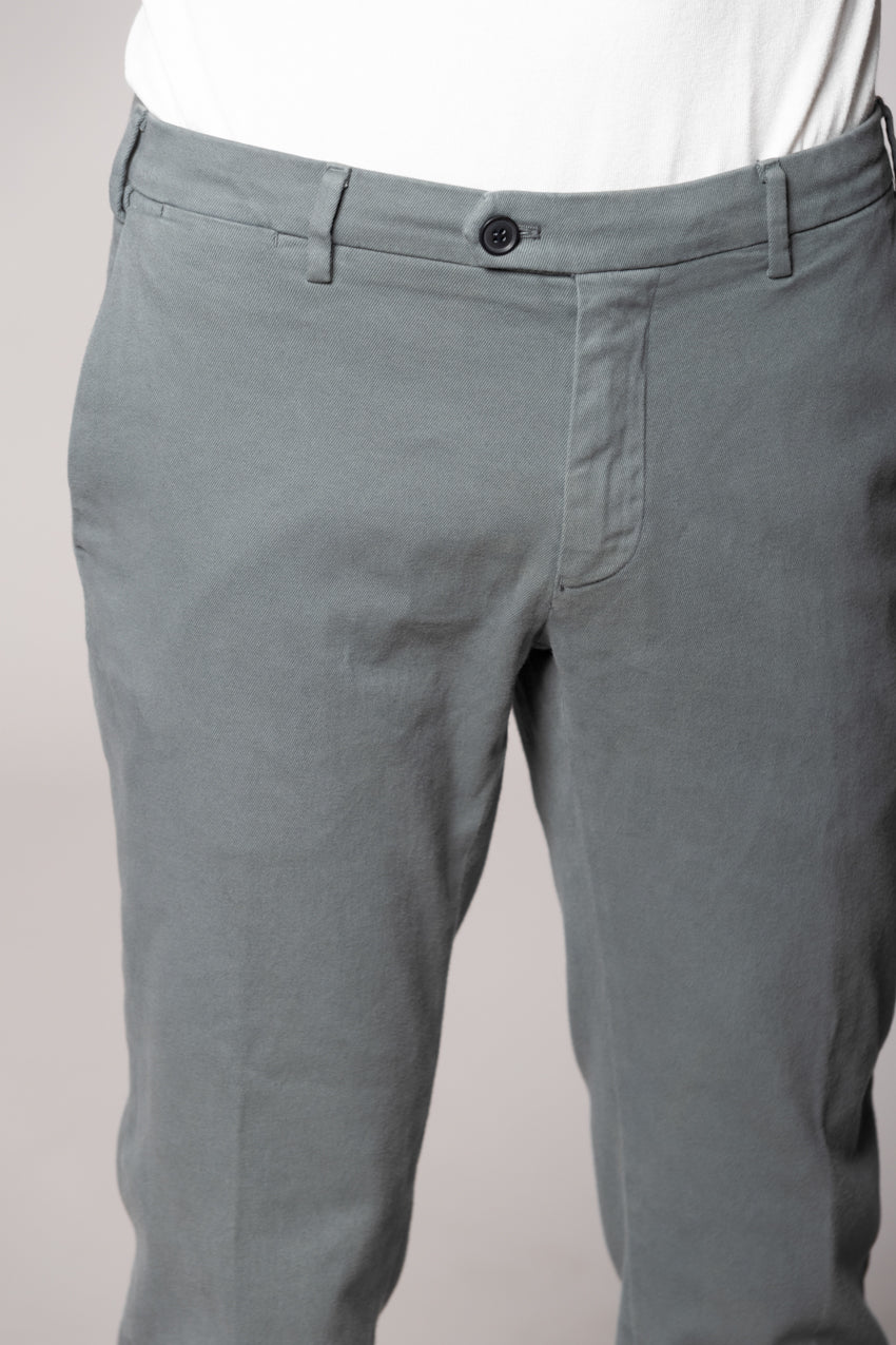 New York Sartoriale Herren Chinohose maßgeschneiderte aus Baumwolle Kashmir Regular Fit