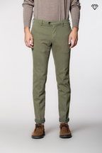 New York Sartoriale pantalone chino uomo sartoriale in cotone lana regular fit ①