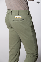 New York Sartoriale pantalone chino uomo sartoriale in cotone lana regular fit ①