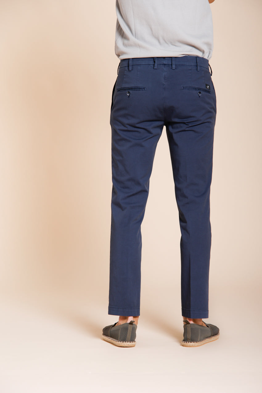 New York pantalon chino homme en gabardine stretch regular fit ①