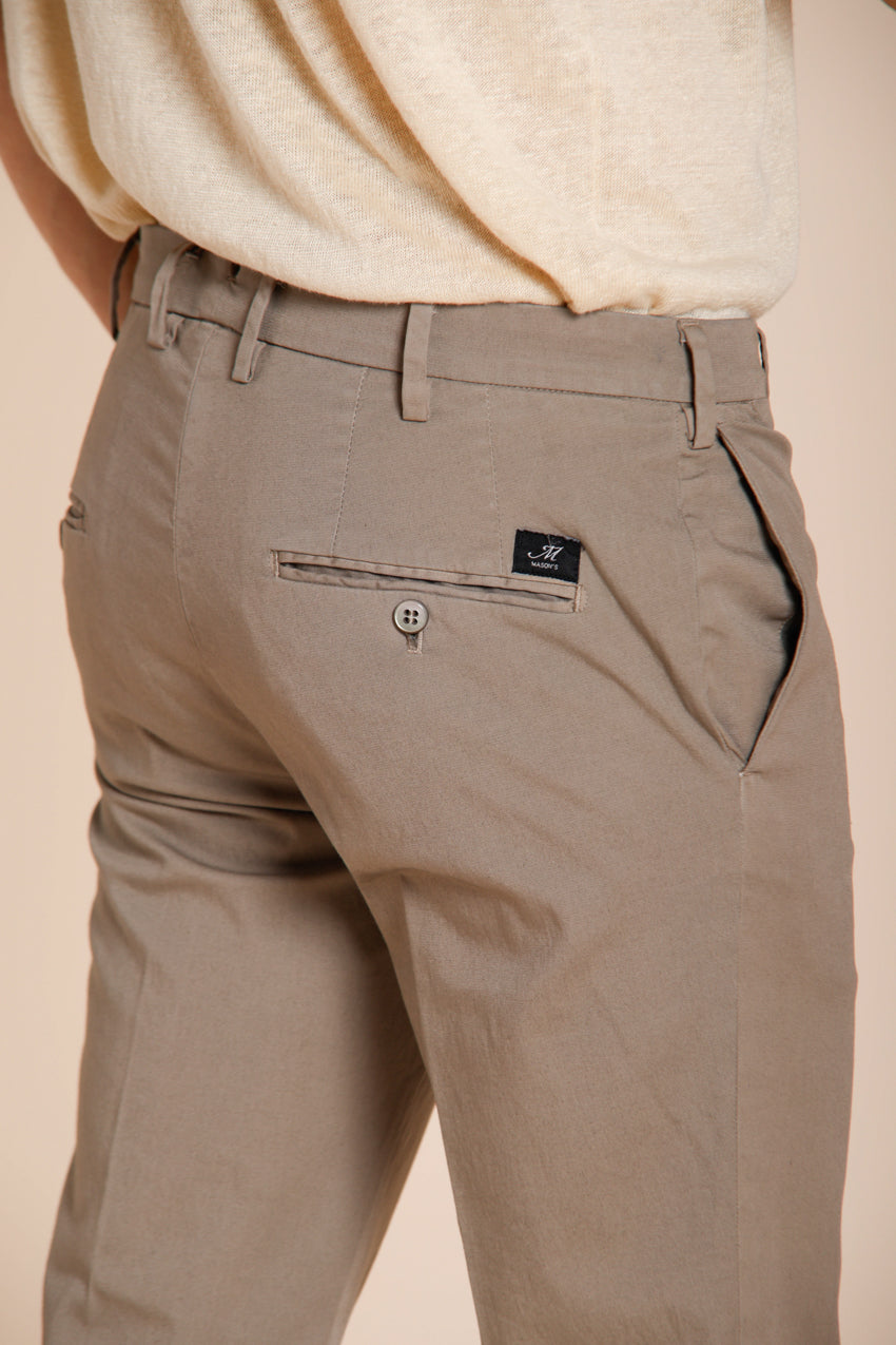 New York men's chino pants in stretch gabardine regular fit ①