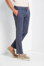 New York men's chino pants in stretch gabardine regular fit ①