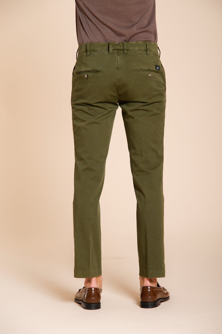 New York pantalon chino homme en gabardine stretch regular fit ①