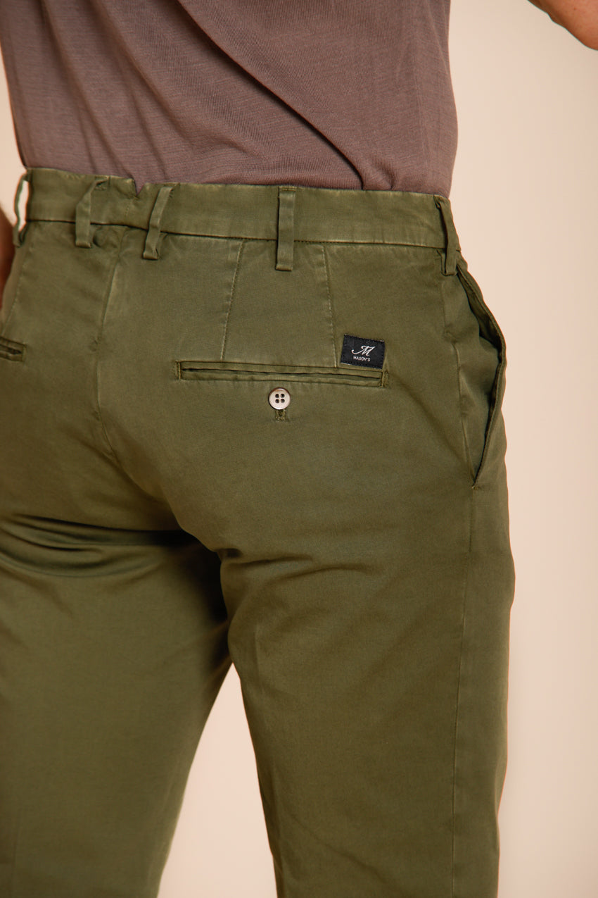 New York pantalon chino homme en gabardine stretch regular fit ①