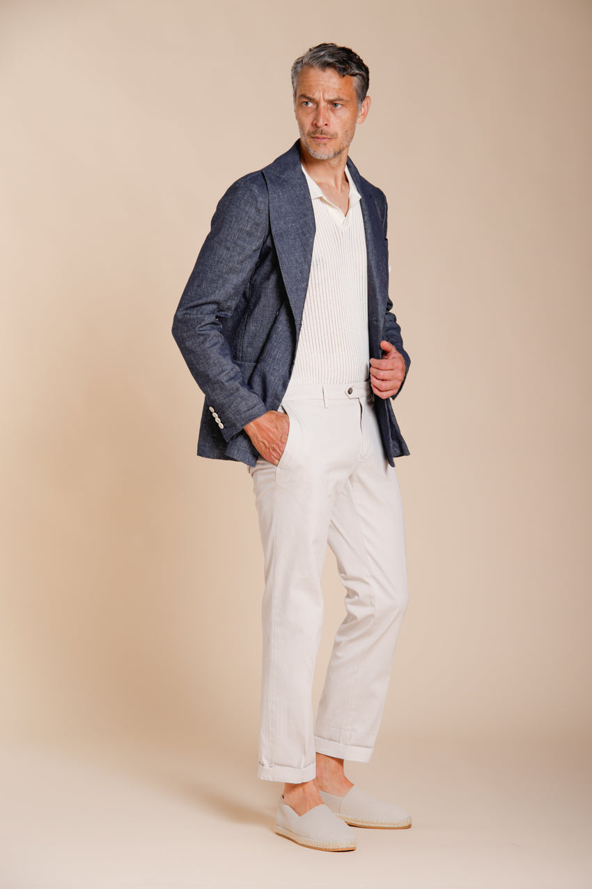 New York men's chino pants in stretch gabardine regular fit ①