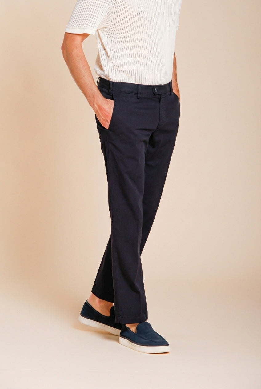 New York men's chino pants in stretch gabardine regular fit ①