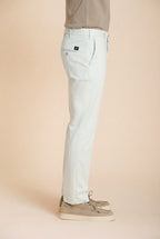 New York pantalone chino uomo in gabardina stretch regular fit ①