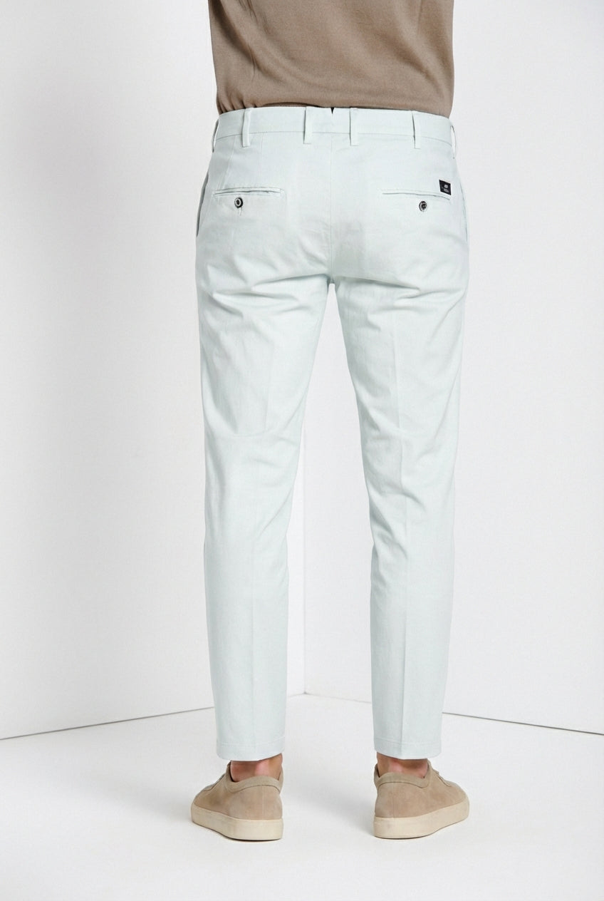 New York men's chino pants in stretch gabardine regular fit ①