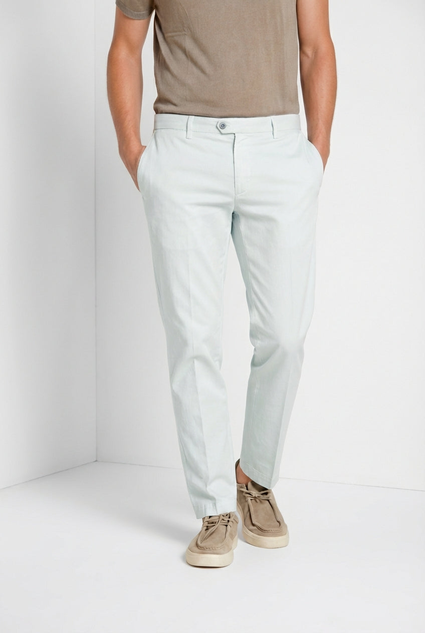 New York men's chino pants in stretch gabardine regular fit ①