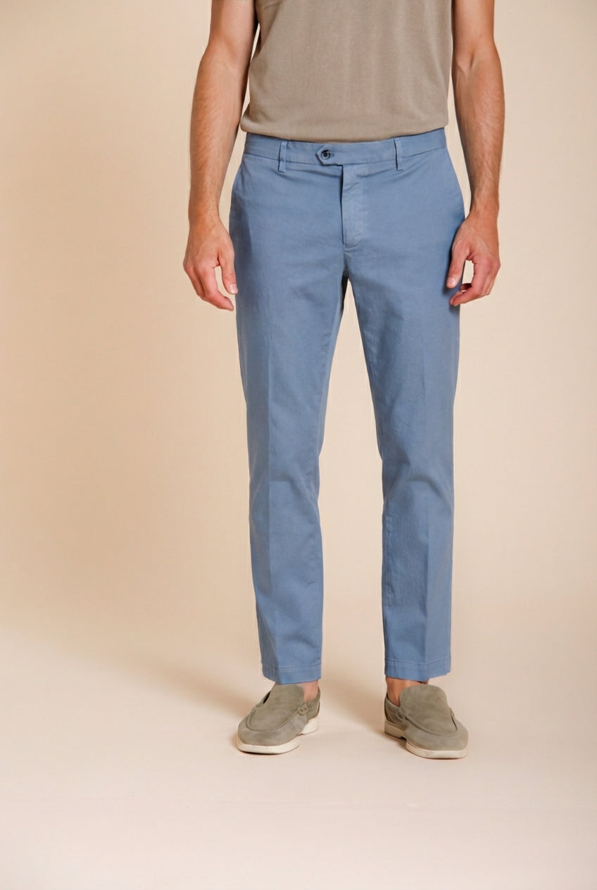 New York Hose Chino Herren aus Stretch-Gabardine regular fit ①