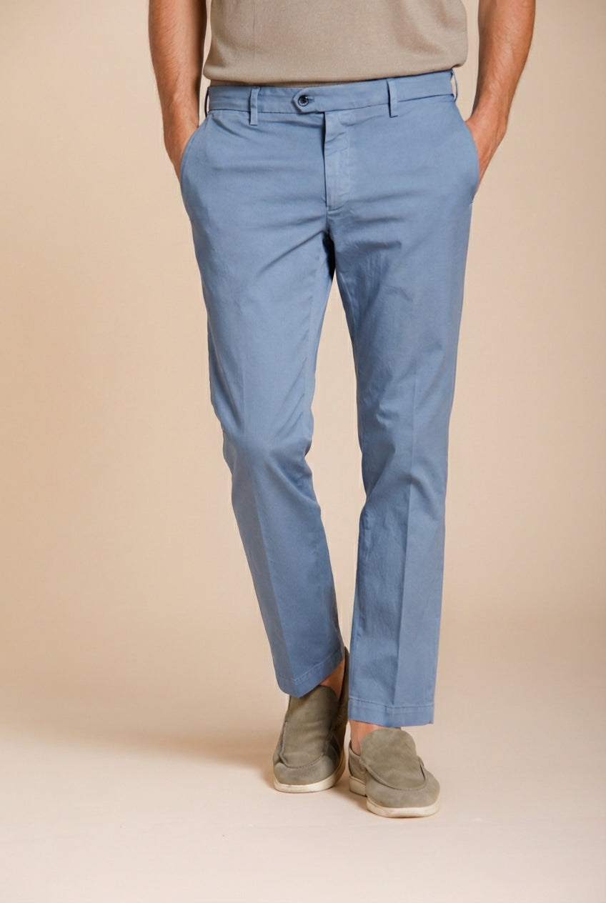 New York Hose Chino Herren aus Stretch-Gabardine regular fit ①