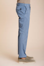 New York pantalon chino homme en gabardine stretch regular fit ①
