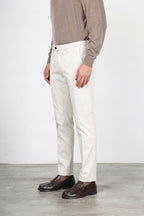 New York pantalone chino uomo in gabardina stretch regular fit ①