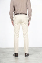 New York pantalone chino uomo in gabardina stretch regular fit ①