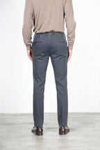 New York pantalone chino uomo in gabardina stretch regular fit ①
