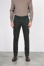 New York pantalone chino uomo in gabardina stretch regular fit ①