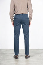 New York pantalone chino uomo in gabardina stretch regular fit ①