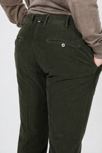 New York pantalone chino uomo in velluto 2000 righe stretch regular fit ①