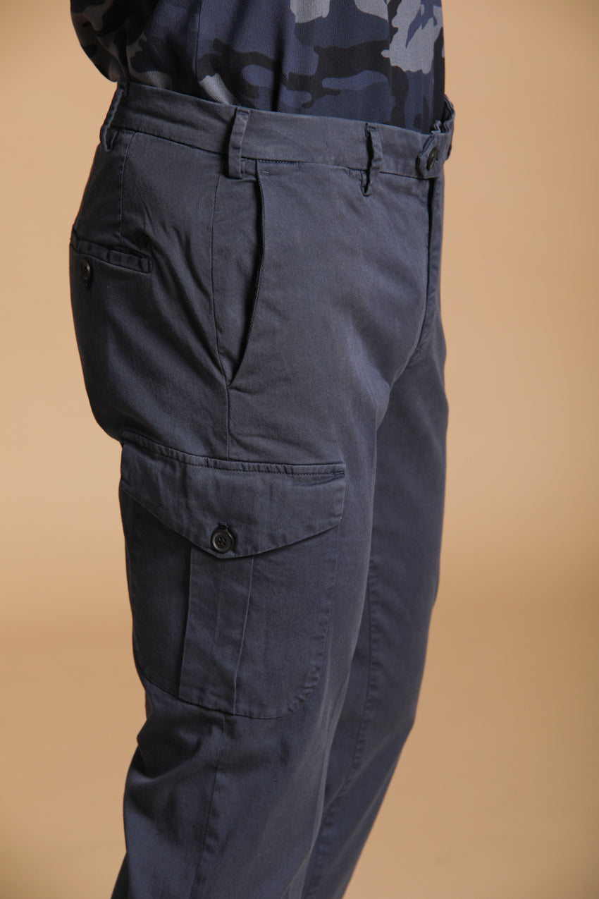 New York Cargo pantalon cargo homme en twill de coton et lyocell regular fit 