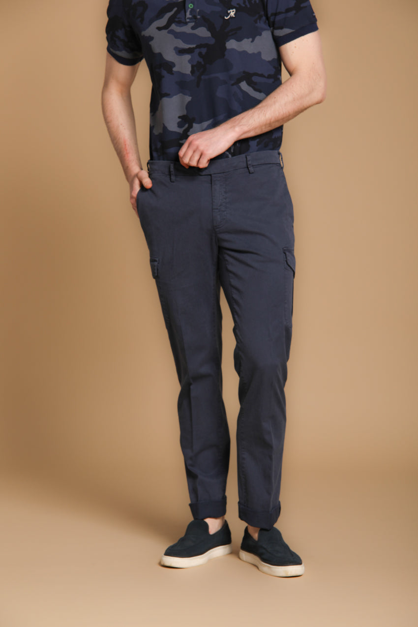 New York Cargo pantalon cargo homme en twill de coton et lyocell regular fit 