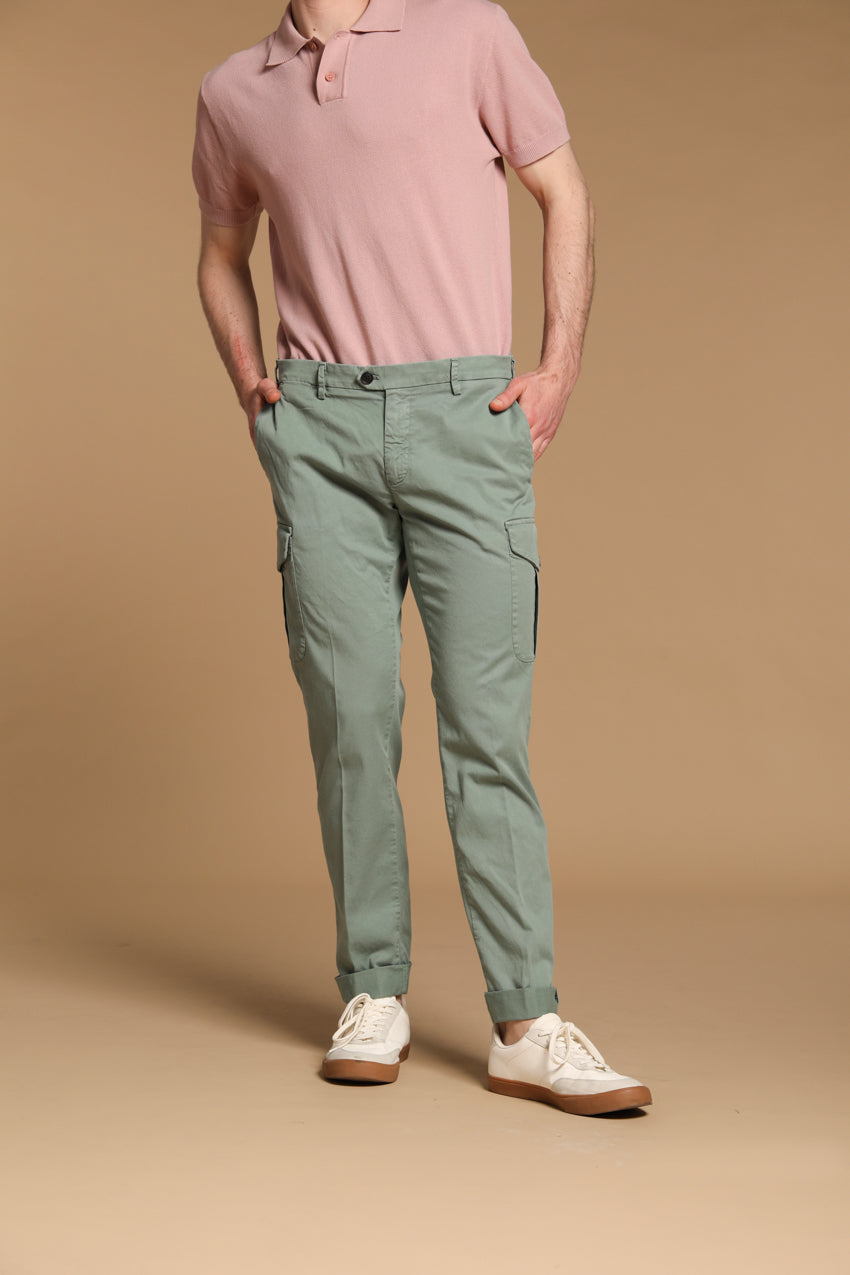 New York Cargo pantalon cargo homme en twill de coton et lyocell regular fit 