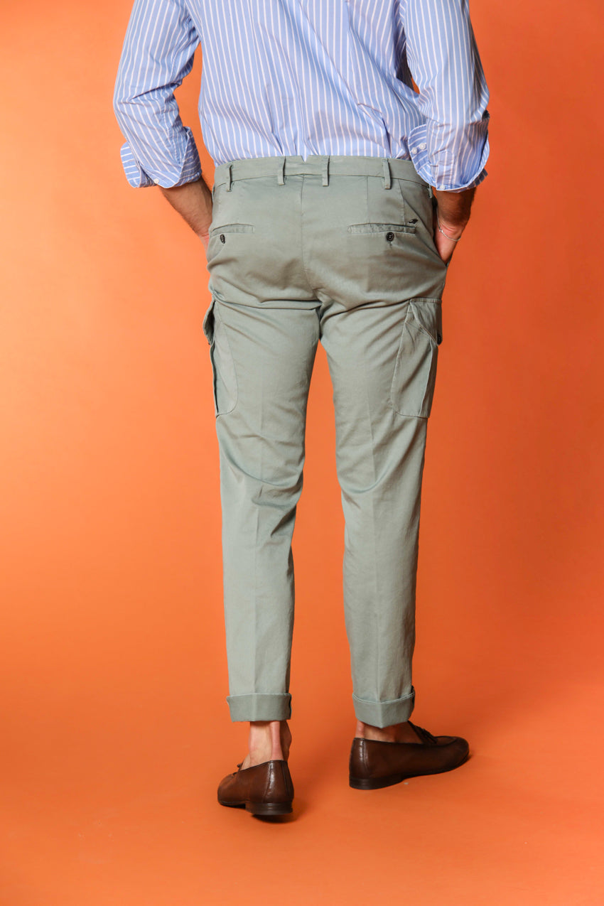 New York Cargo men's cargo pants in cotton and lyocell twill regular fit