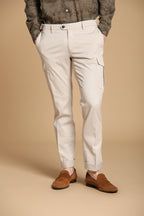 New York Cargo pantalon cargo homme en twill de coton et lyocell regular fit