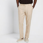 New York Icon Flex pantalon chino homme en twill de lin et coton regular fit