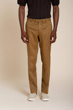 New York Icon Flex Herren Chinohose aus Leinen und Baumwoll Twill regular fit