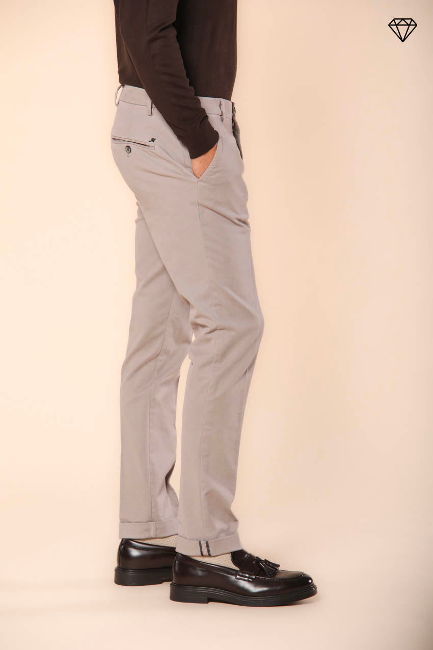 Milano Herren Chino Hose  aus Gabardine Stretch extra slim Fit ①