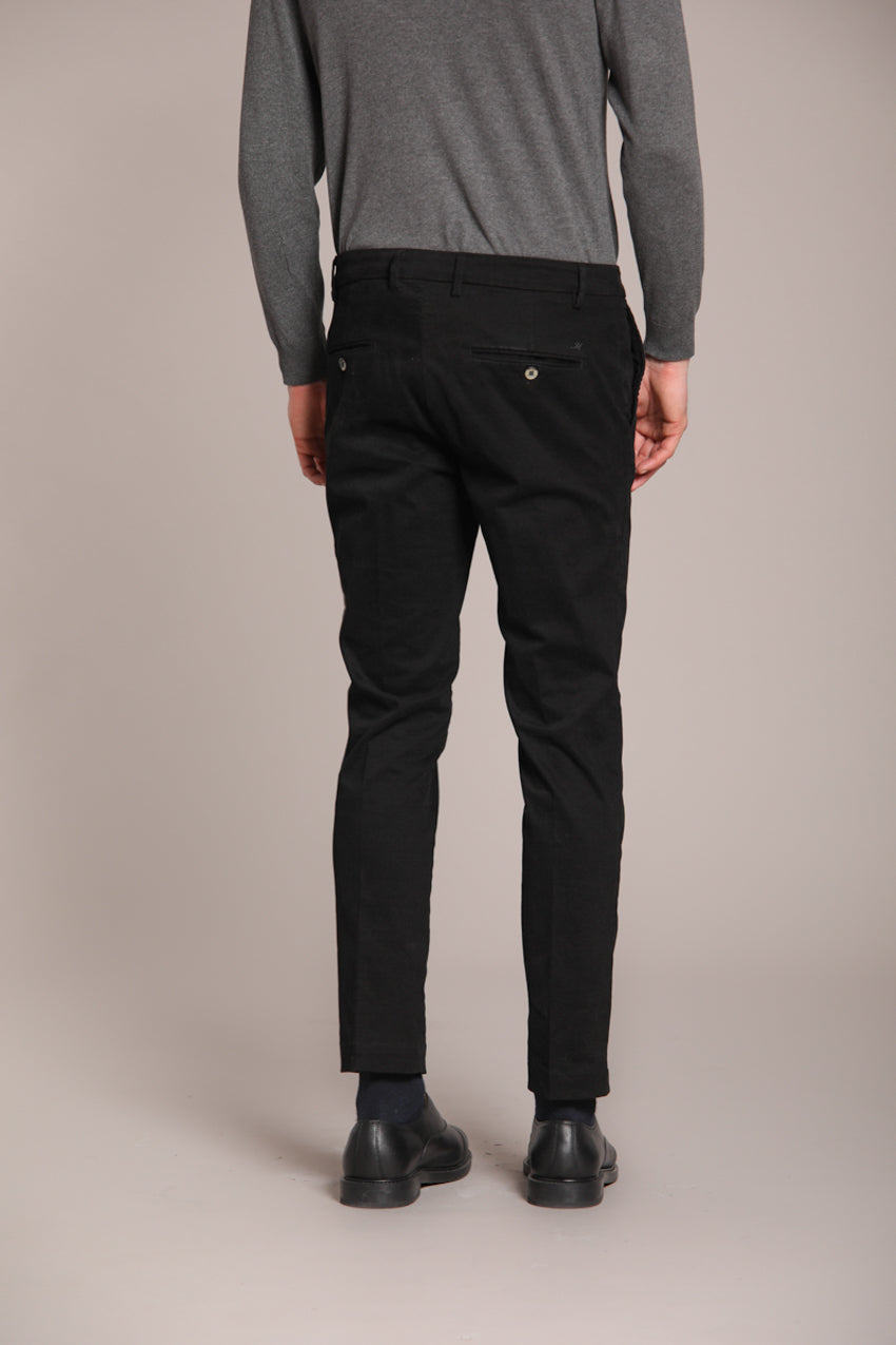 Milano men's chino pants in stretch gabardine extra slim fit ①