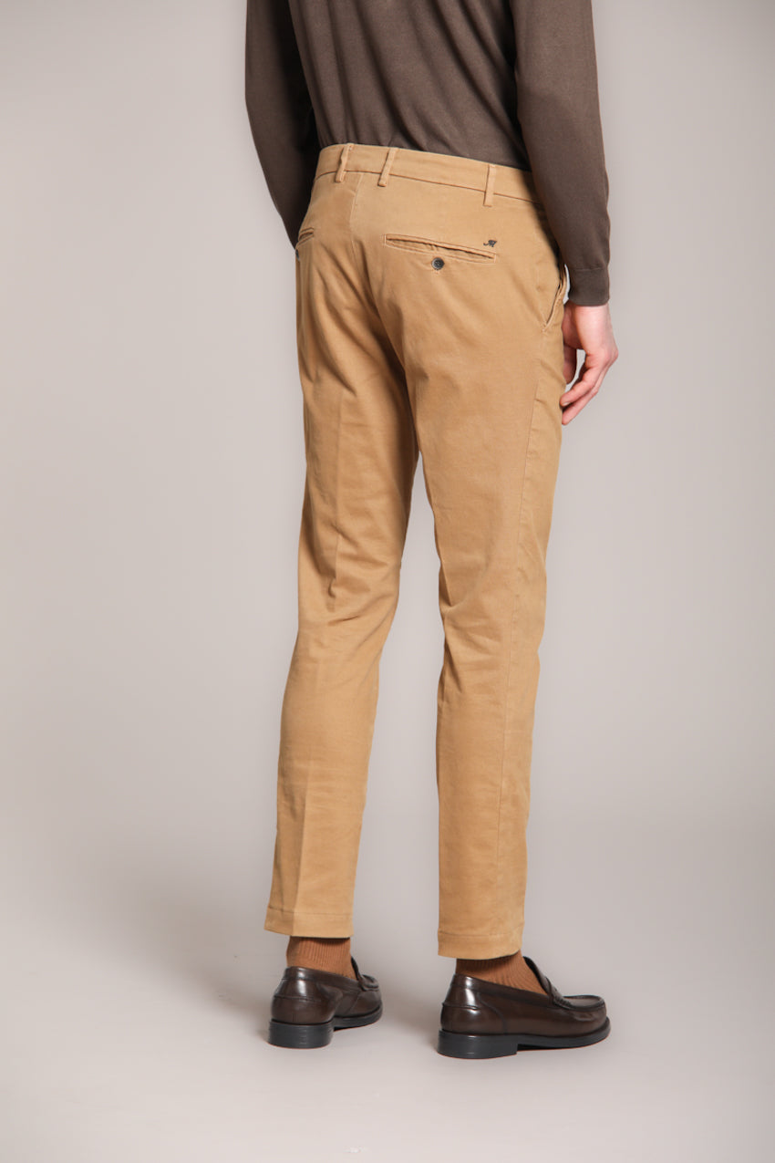 Milano men's chino pants in stretch gabardine extra slim fit ①