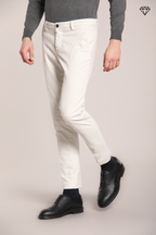 Milano Herren Chino Hose in Gabardine Stretch Extra Slim Fit ①
