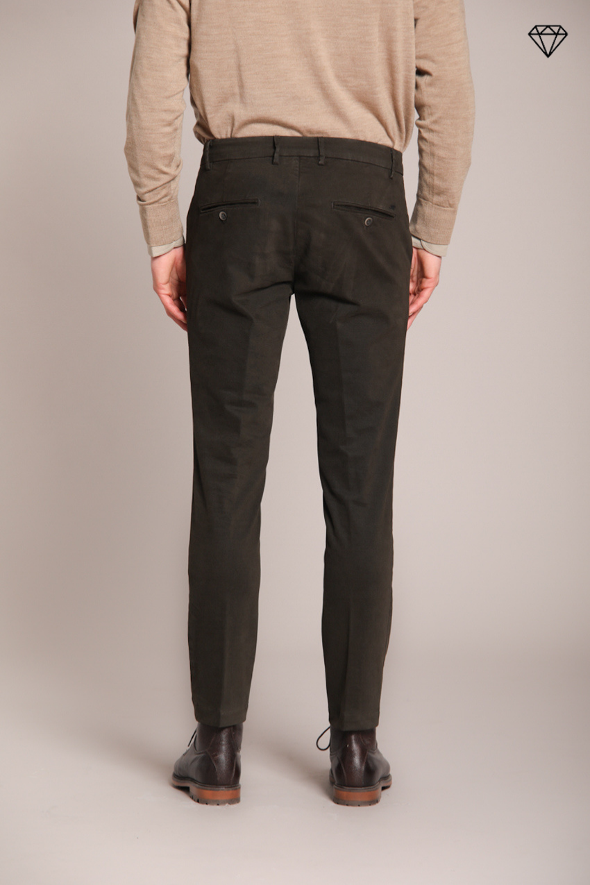 Milano Herren Chino Hose in Gabardine Stretch Extra Slim Fit ①