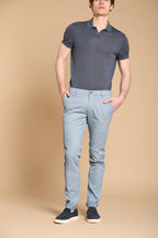 Milano men's chino pants in stretch fabric extra-slim fit