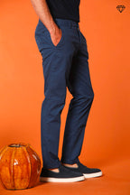 Milano pantalon chino homme en coton pima Extra Slim fit ①