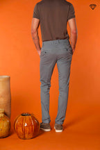 Milano men's chino pants in pima cotton extra slim fit ①