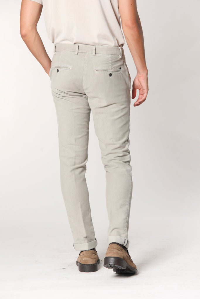 Milano Style man moleskin chino pants extra slim
