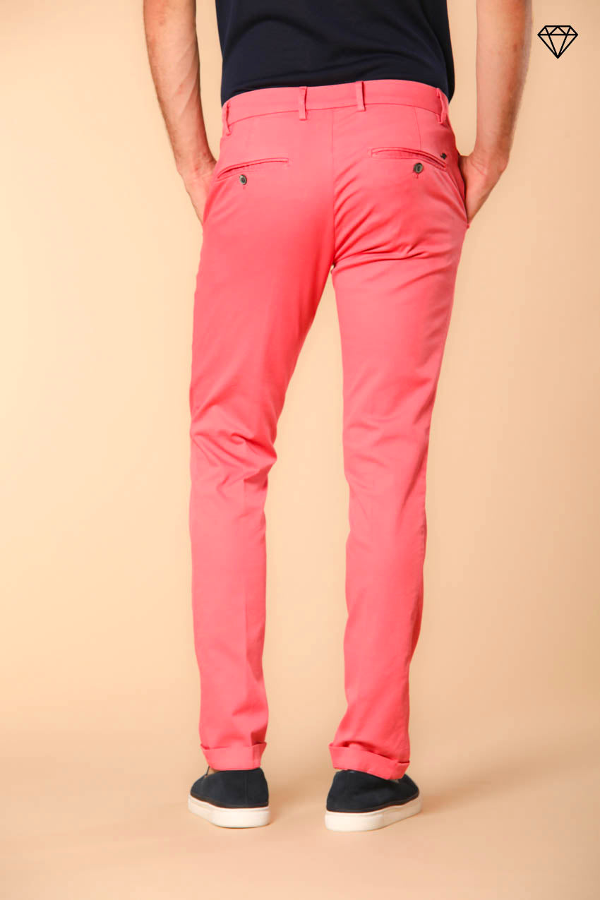 Milano men's chino pants in pima cotton extra slim fit ①