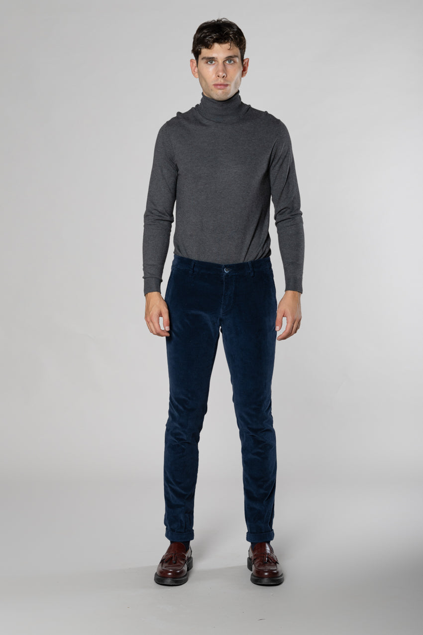 Milano men's chino pants in 500-line corduroy extra slim fit