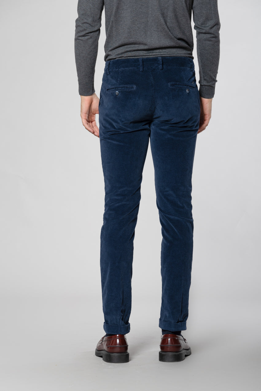 Milano men's chino pants in 500-line corduroy extra slim fit