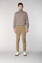 Milano pantalone chino uomo in velluto 500 righe extra slim fit