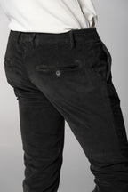 Milano pantalon chino homme en velours 500 raies extra slim fit